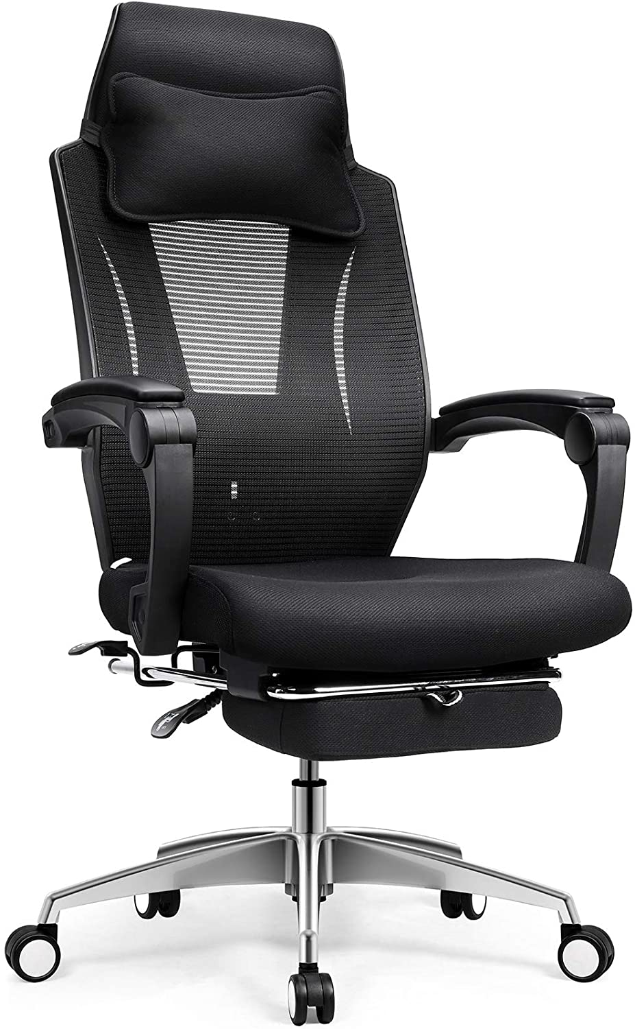 mfavour Office Chair with Footrest Ergonomic Home Office Chair